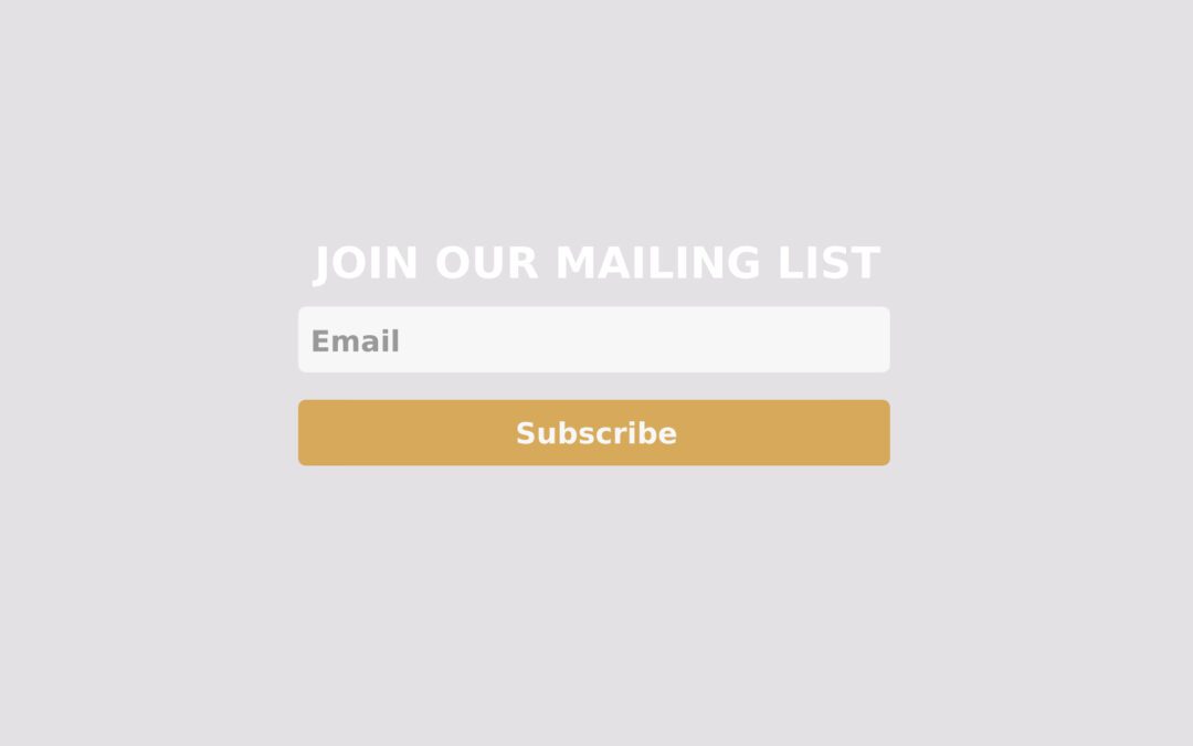 Harnessing the Power of Email Capture and Mailing Lists